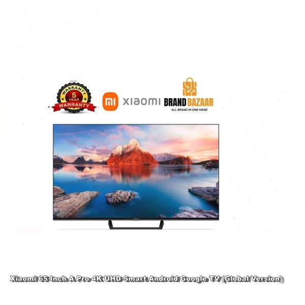 Xiaomi 65 Inch A Pro 4K UHD Smart Android Google TV (Global Version)